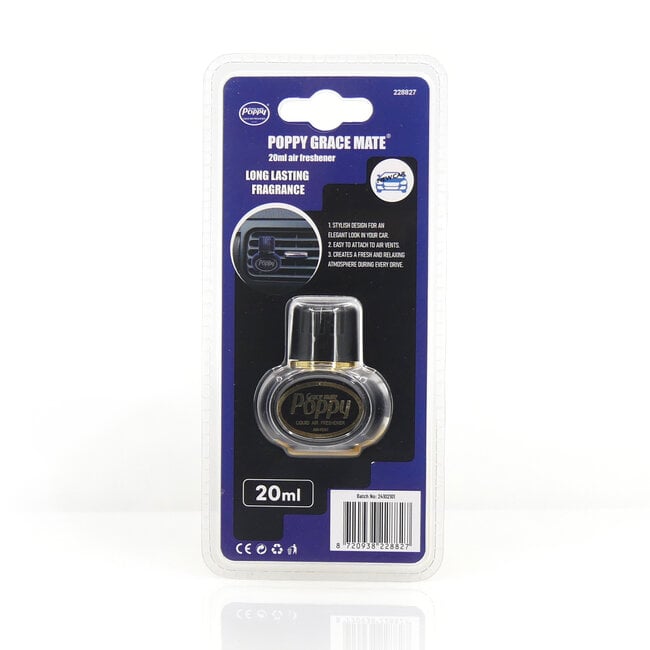 Poppy Grace Mate 20 ml vloeibare luchtverfrisser – Nieuwe auto