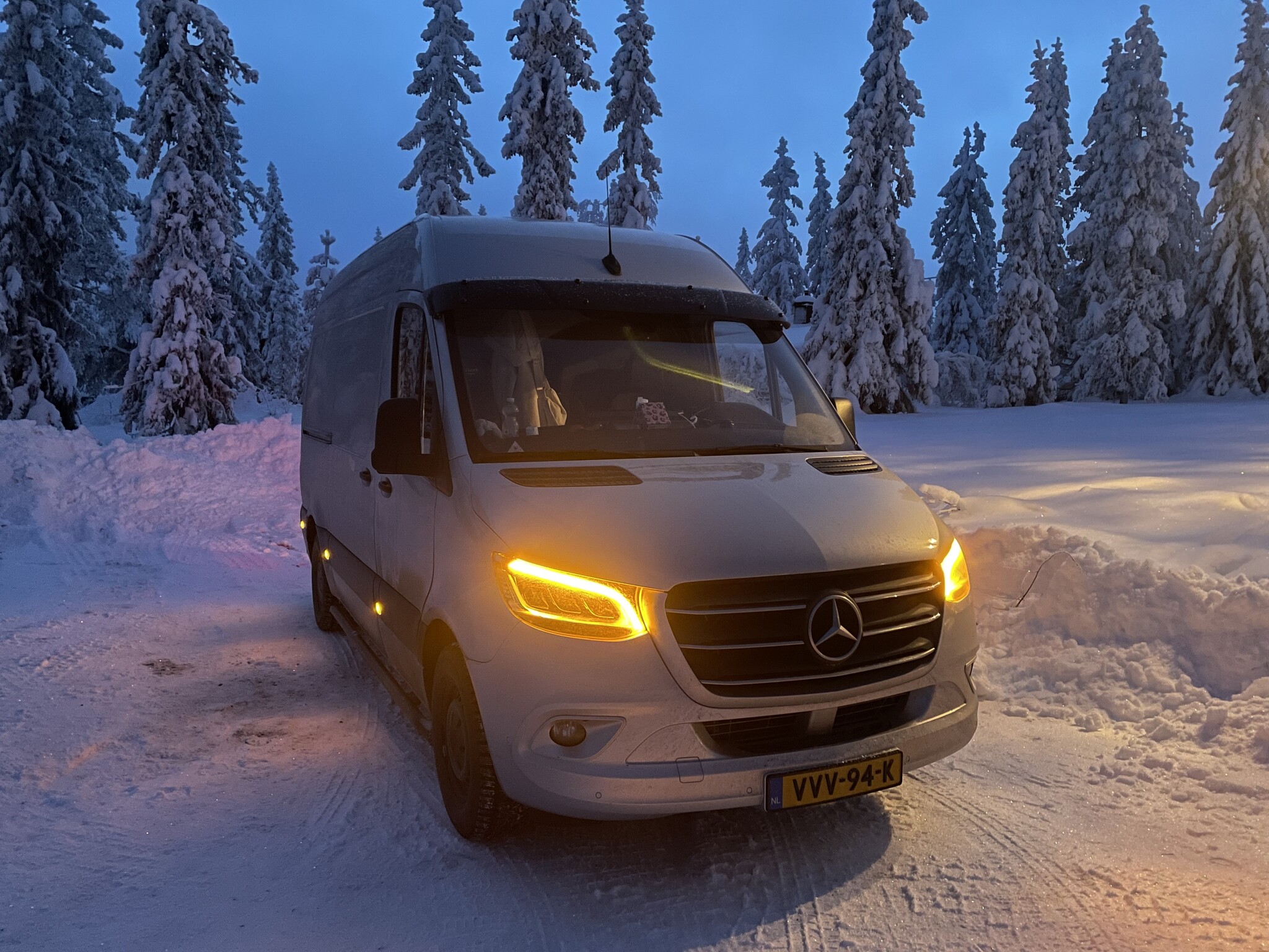 Feux de jour MB Sprinter commutables orange/blanc