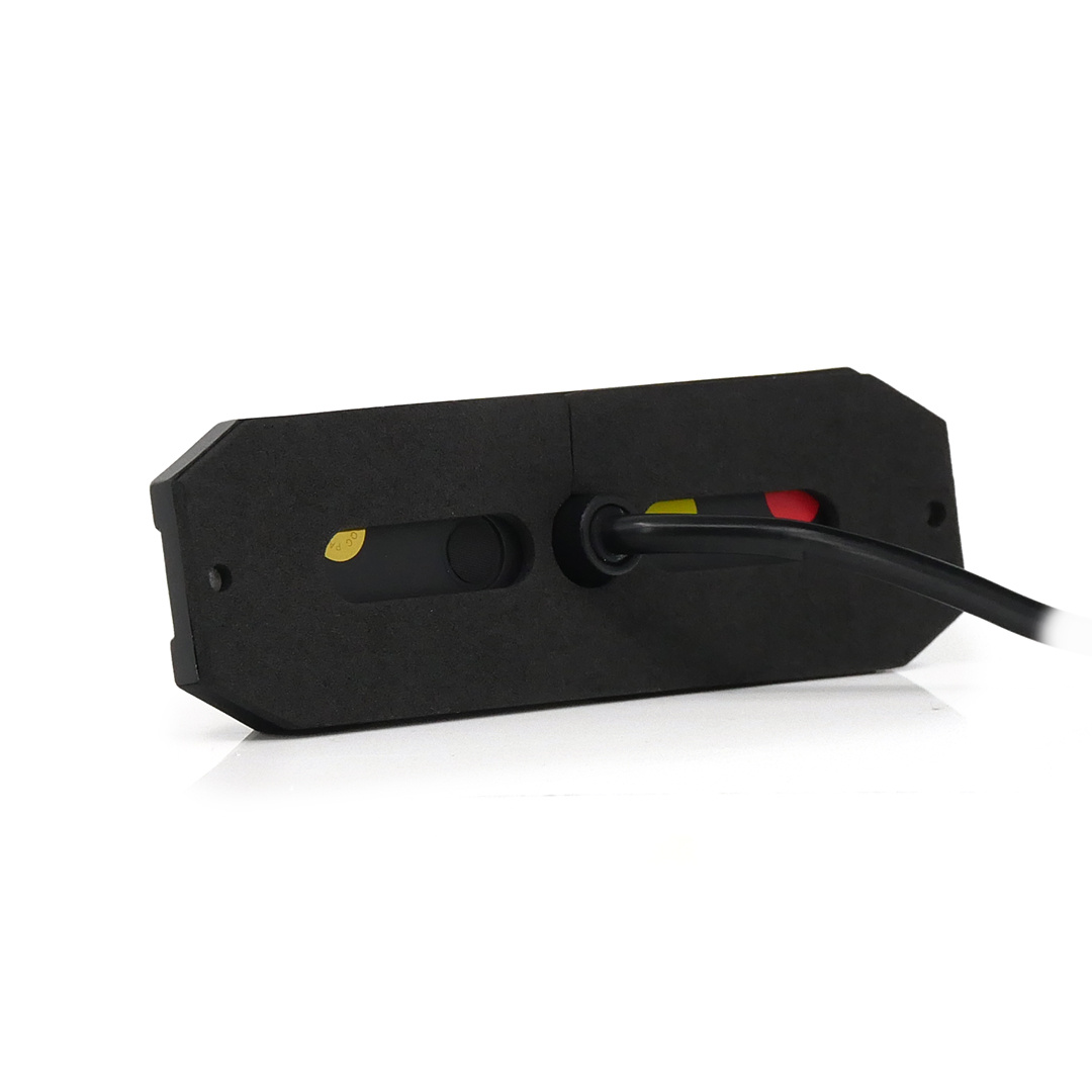 Flitser met Halo ring smoked lens