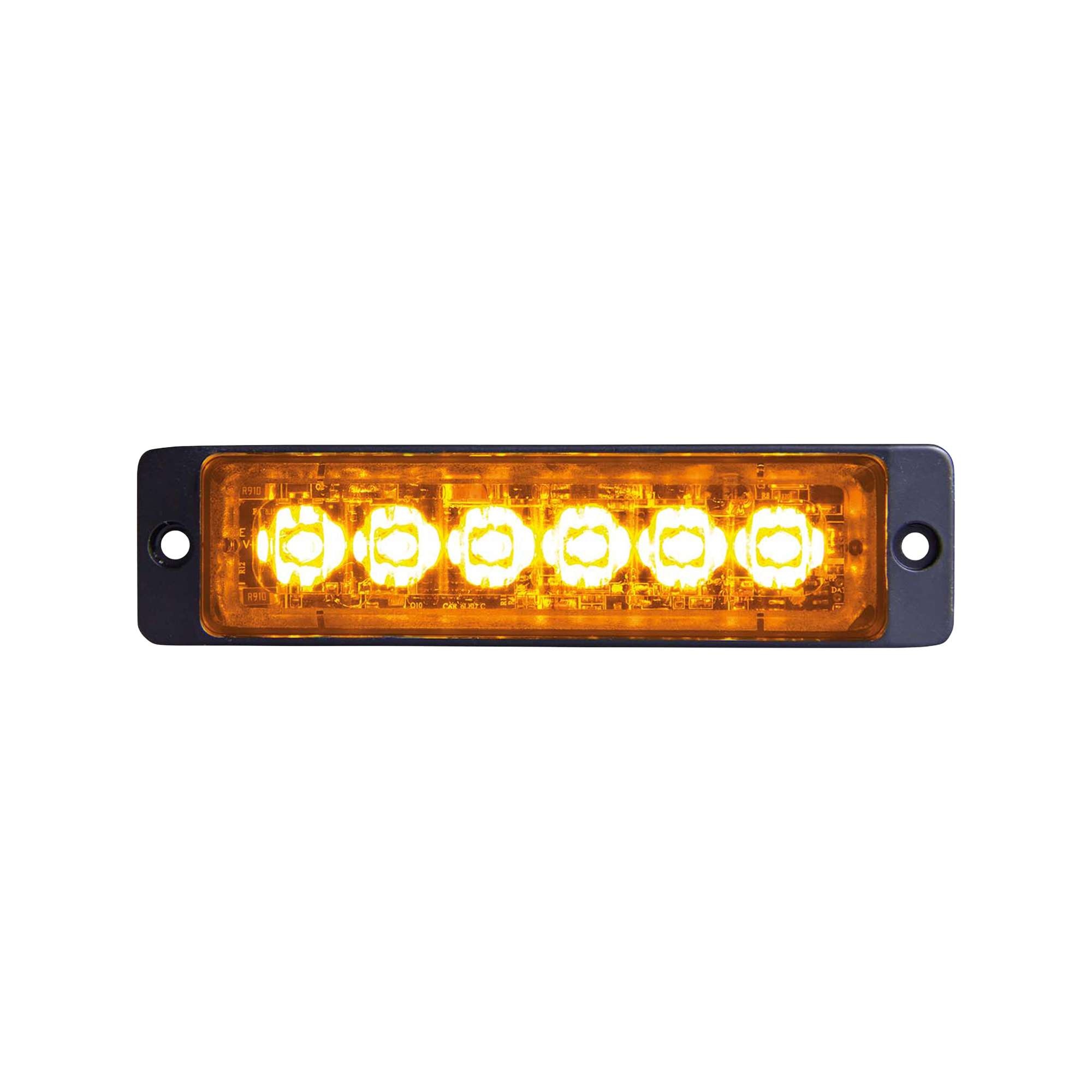 Strands Strands Directional Warning Light Amber 6 Led