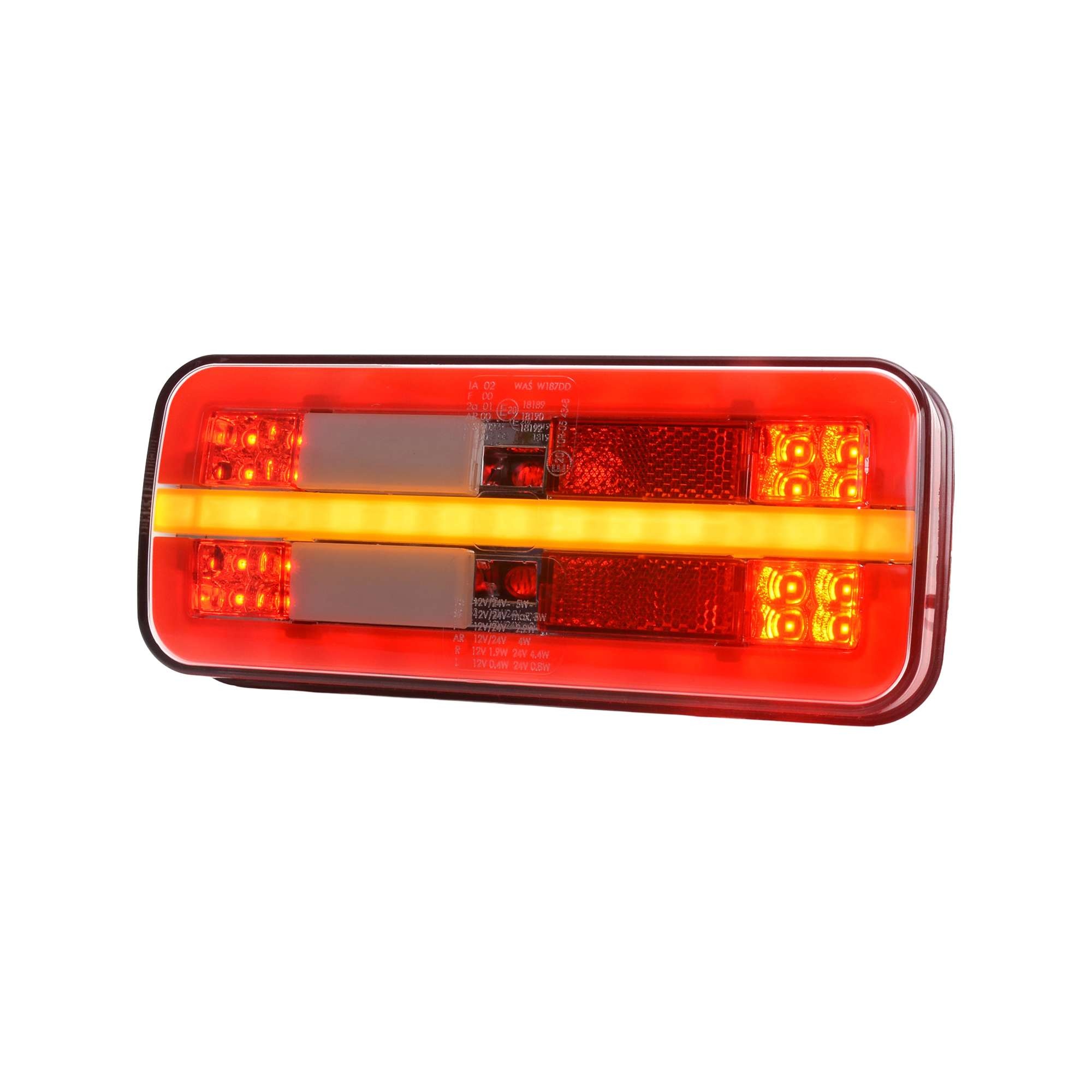Strands Strands 4 Func. Taillight Universal Rectangular