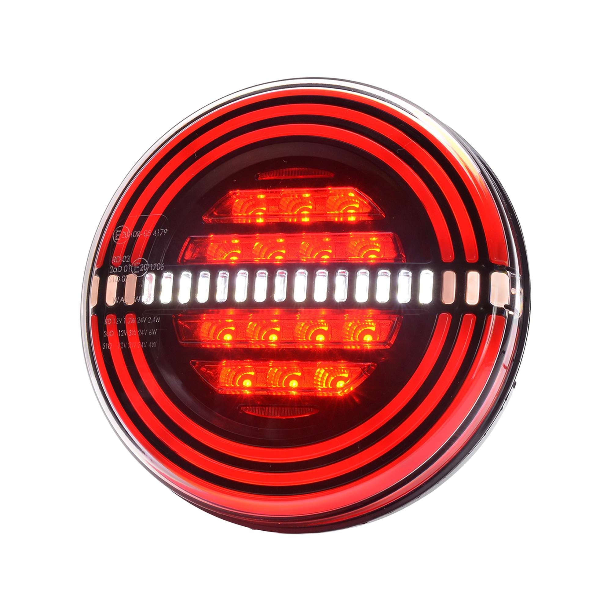 Strands Strands 3 Func. Taillight Universal Round 142Mm