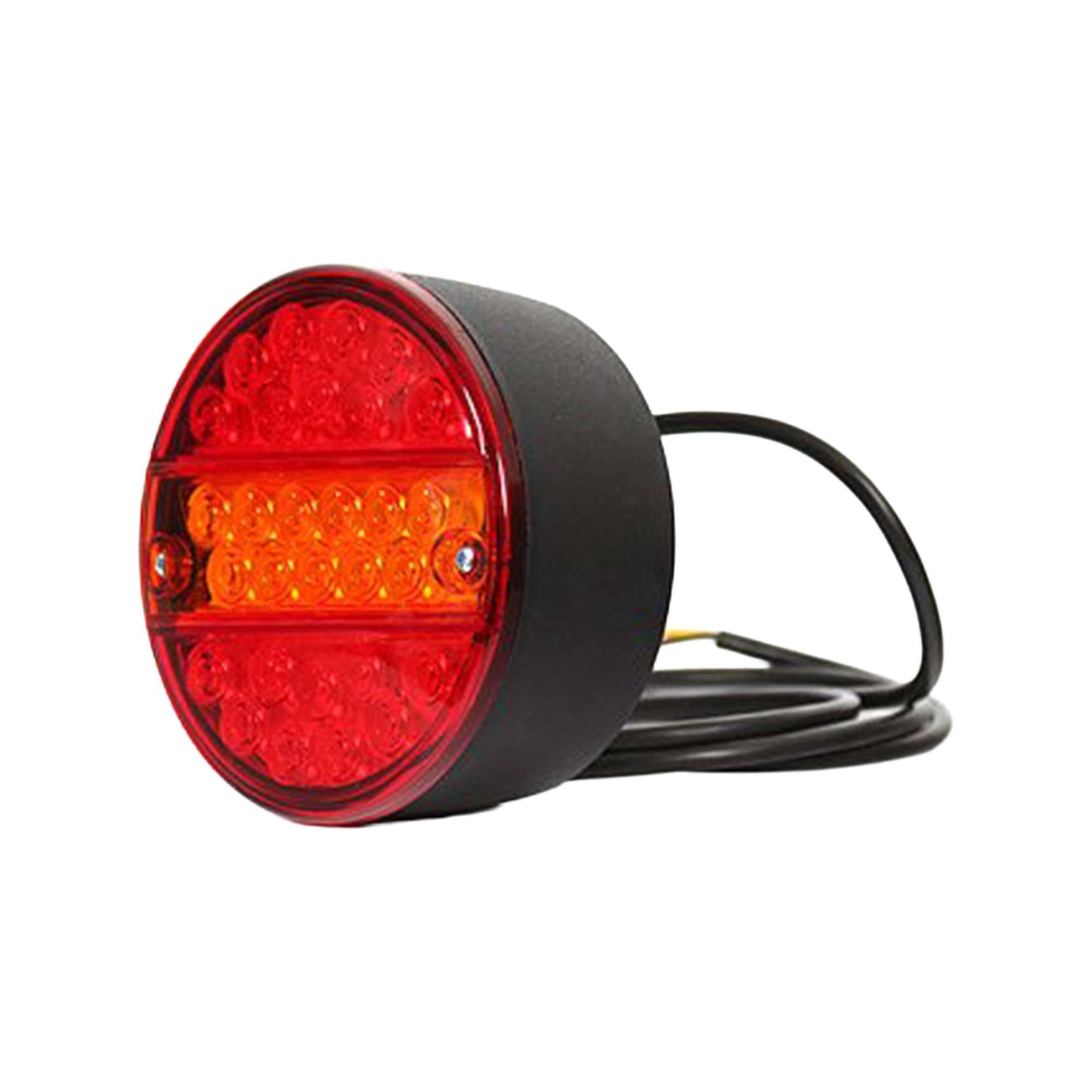 Strands Strands 3 Func. Taillight Red/Amber Lens Round