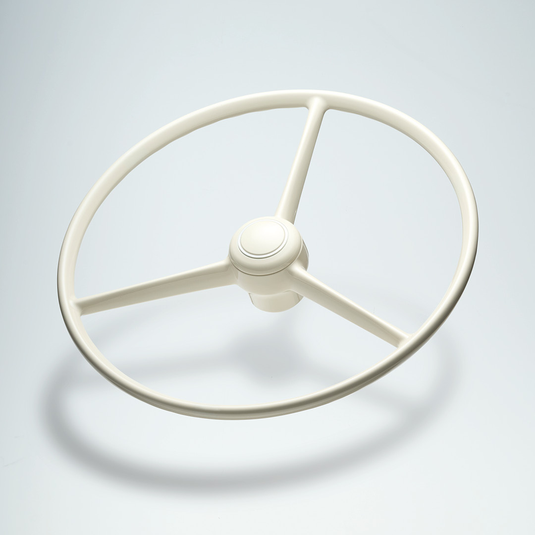 Driespaak Stuurwiel 50cm Wit