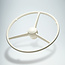 Omnius Driespaak Stuurwiel 53cm Wit