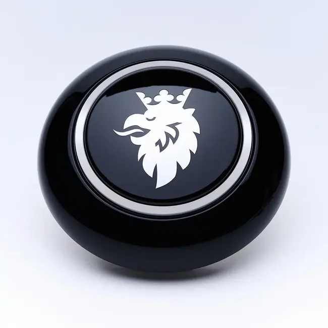 Three-spoke Steering Wheel 53cm Black
