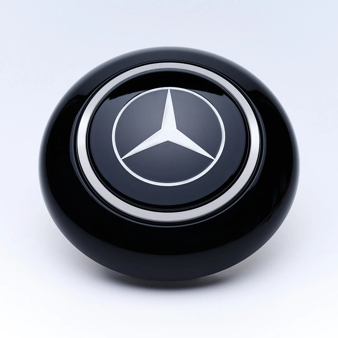 Three-spoke Steering Wheel 50cm Black
