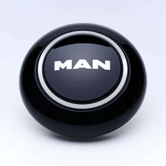 Three-spoke Steering Wheel 50cm Black