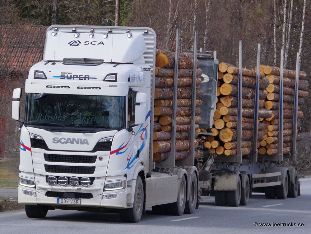 TruckStyle Sweden Zonneklep Scania NextGen 30cm - Recht