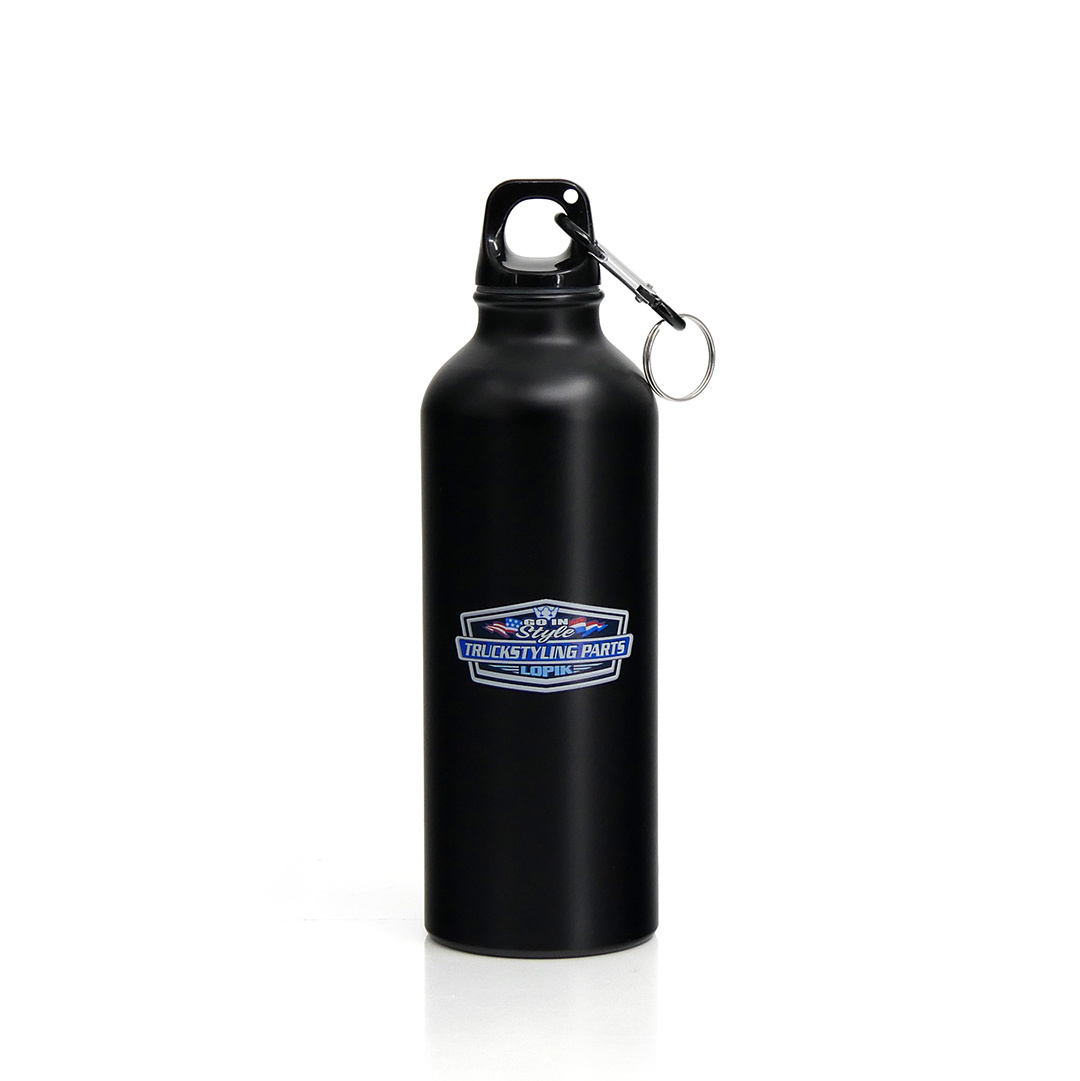 Waterfles metaal 500ml zwart