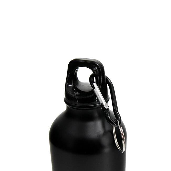 Waterfles metaal 500ml zwart