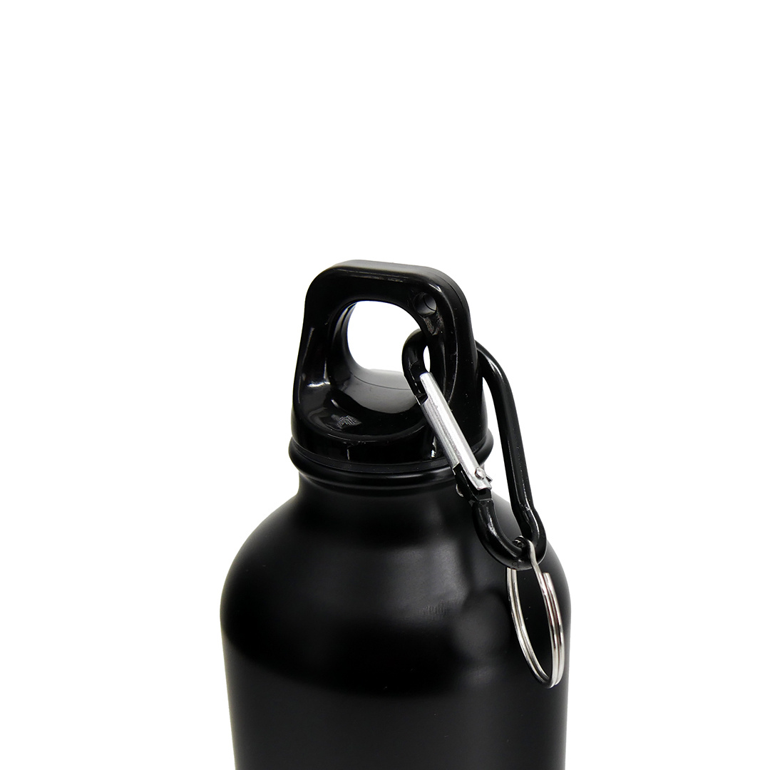 Waterfles metaal 500ml zwart