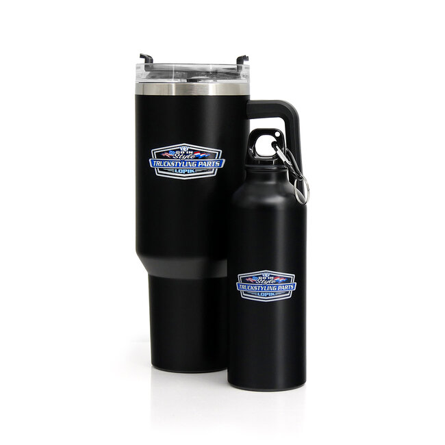 Waterfles metaal 500ml zwart