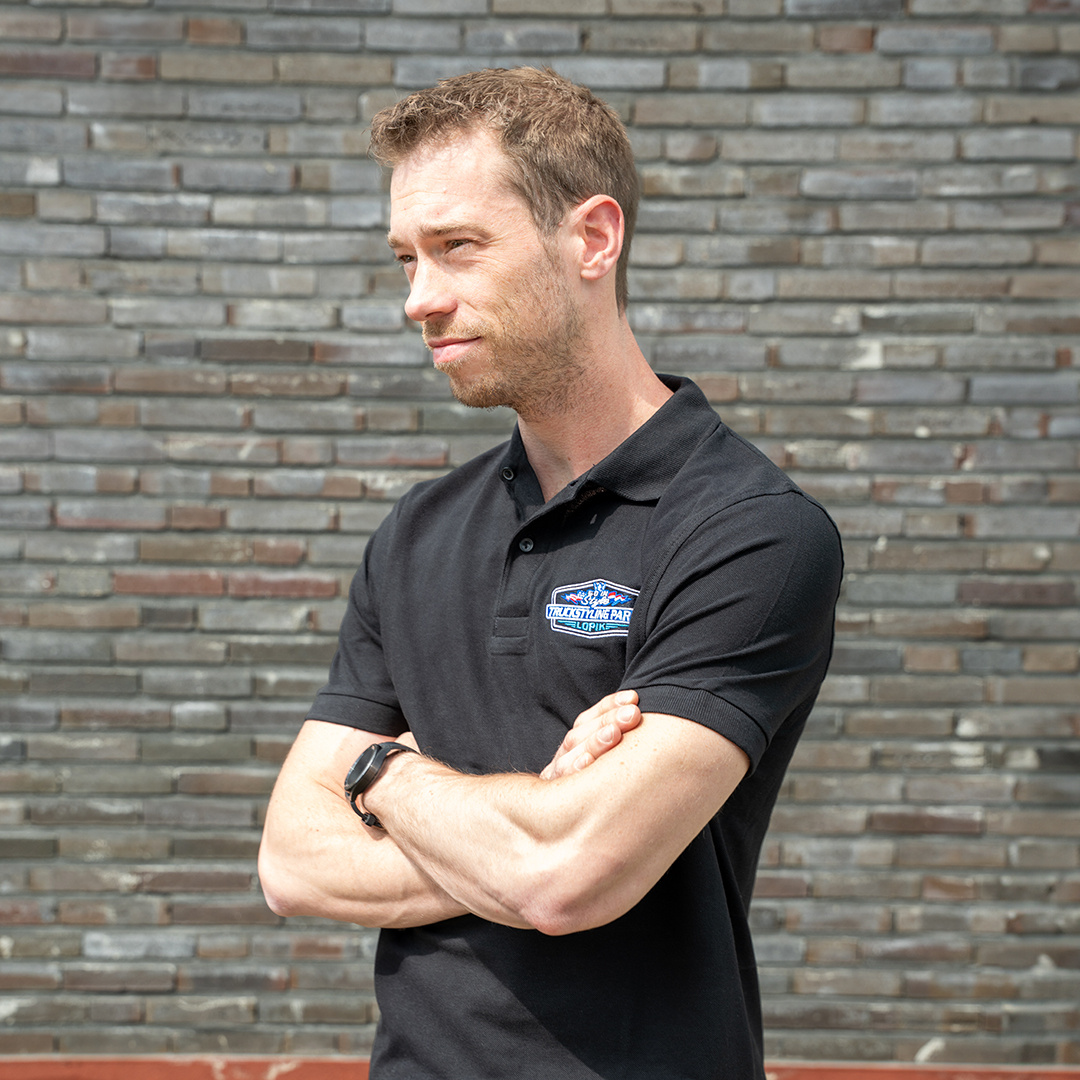 GIS GIS Polo sort broderet logo