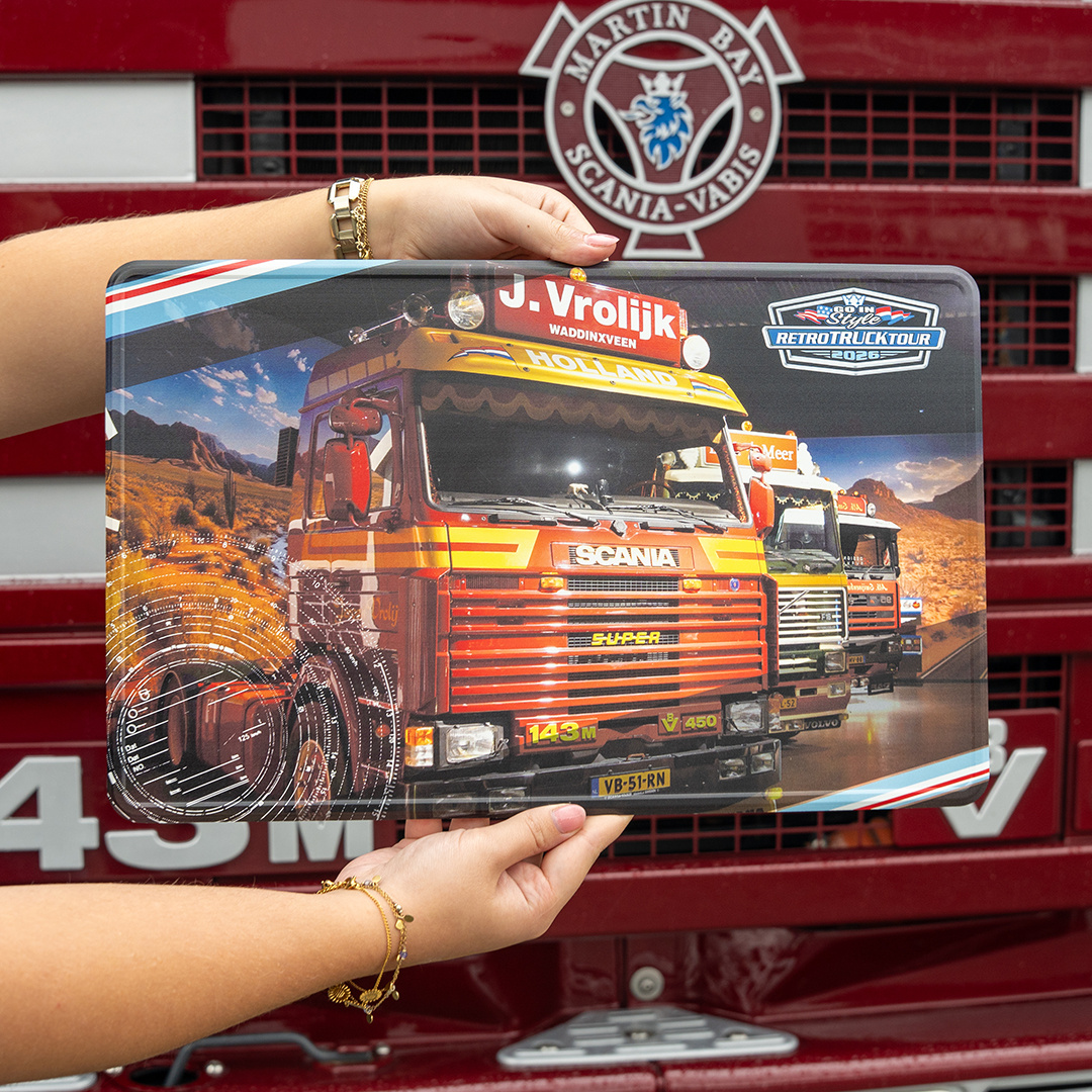 GIS Nummerplade til Retro Truck Tour