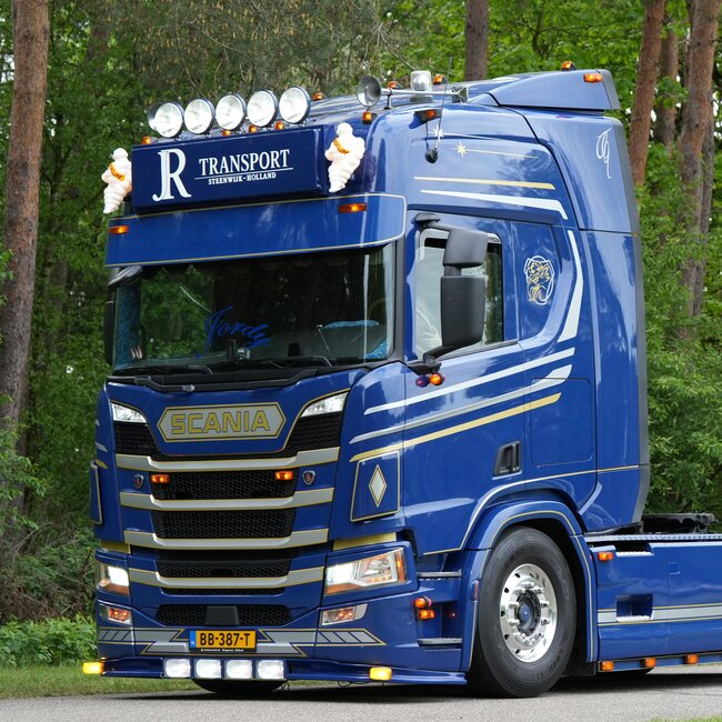 Fox Parts-solskydd, Scania NextGen, rakt 35 cm