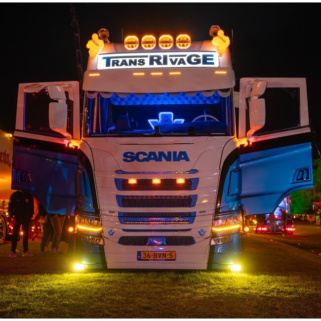 Spoiler sous pare-chocs avant fin Solarguard pour pare-chocs bas Scania NG type 7