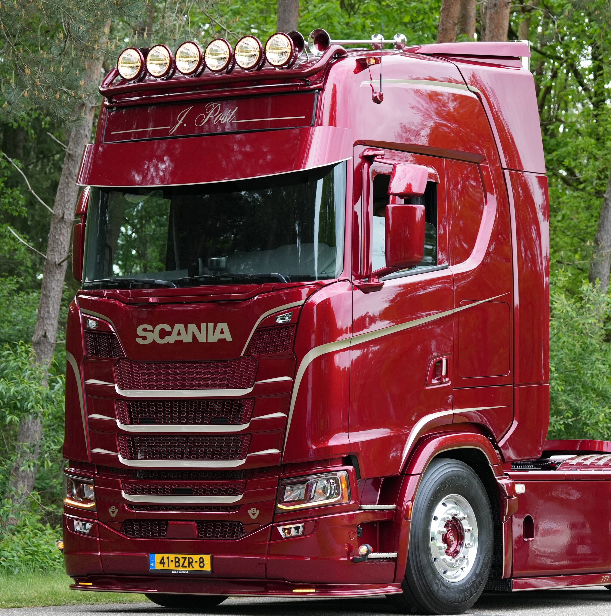 Osłona przeciwsłoneczna Fox Parts Scania okrągła 35 cm