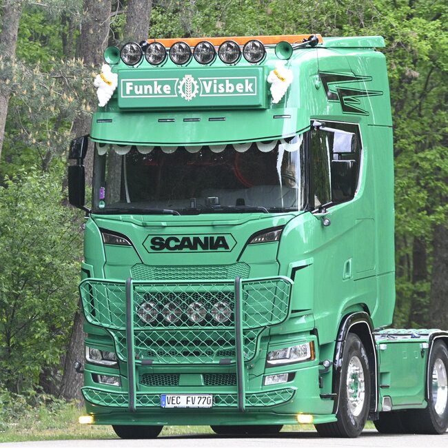 Visière ronde Fox Parts Scania NG 35 cm