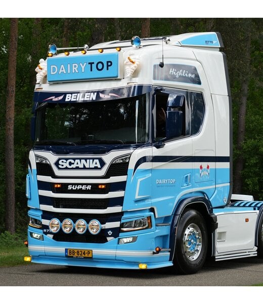 Turbo Truckparts Turbo Truckparts onderspoiler Scania NextGen lage bumper met Talmu's