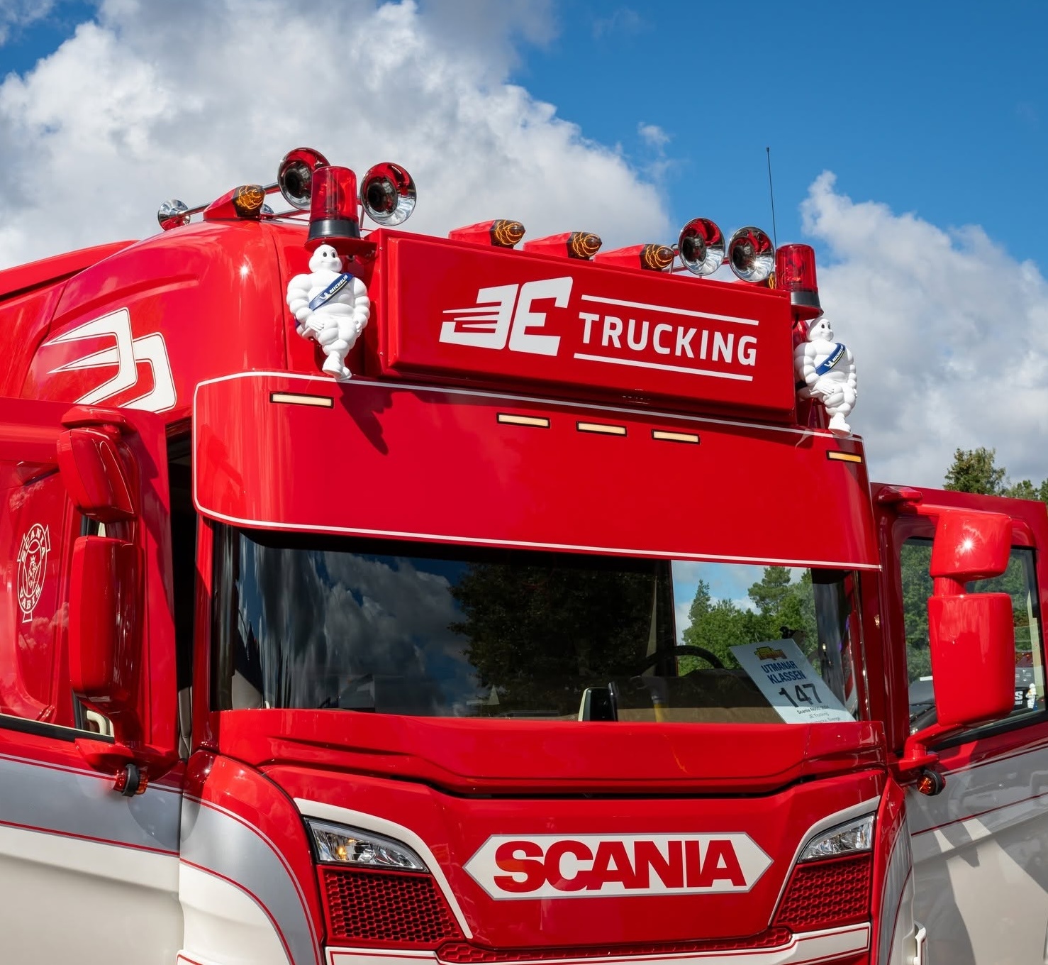 Fox Parts Zonneklep Scania NG 45 cm (5 tplg nieuw type) Recht