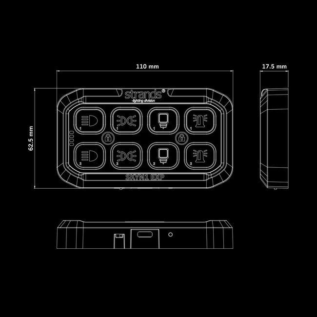 SKYN1 EXP draadloze controller