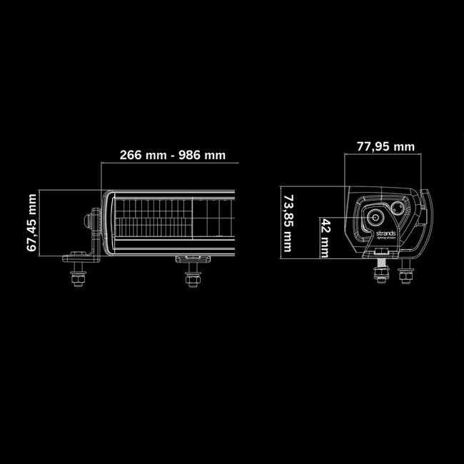 Skylord SKYN1 EXP LED-lichtbalk 20"