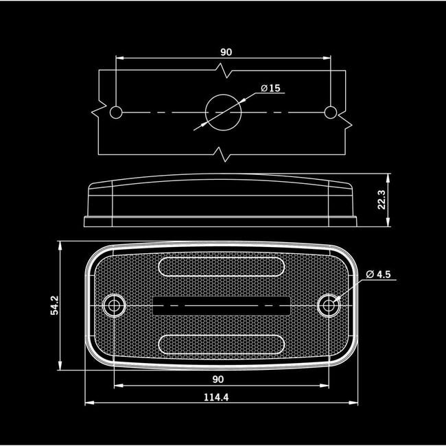 FREEDOM ADR Neon One Line sidomarkering