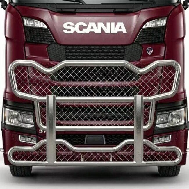 Bull bar Freeway V67 Legalpro Scania NG R/S Okrągłe Lampy