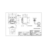 Flush mounted connection receptacle for ALDIS lamp (non water tight, IP20)