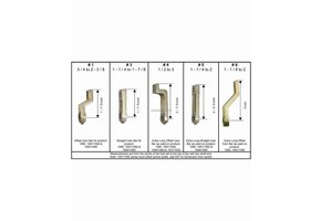 Barras de leva de repuesto para bloqueo y - o pestillo con eje roscado