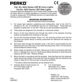 12 VDC LED zweifarbiges Licht - horizontale Montage