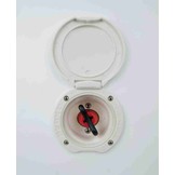 Single Battery Disconnect Switch - Cup Mount, permits the battery to be shut off from the electrical system