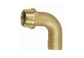 Adaptador de tubo a manguera curvo