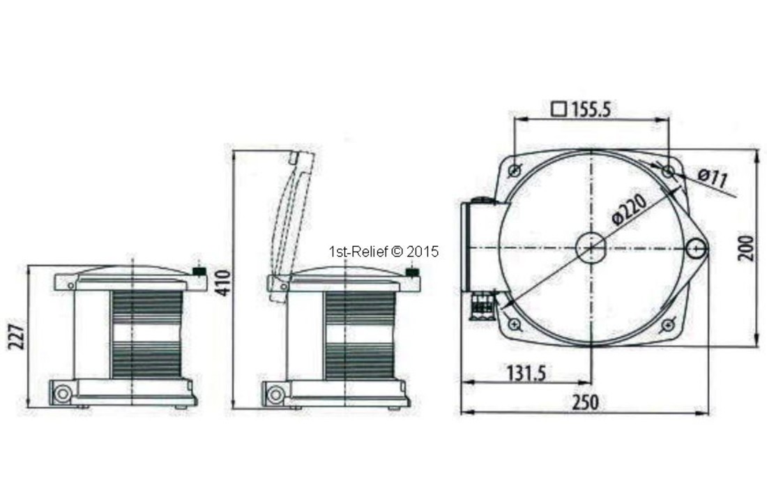 LED-navigatieverlichting / lantaarn 780 - Masthead