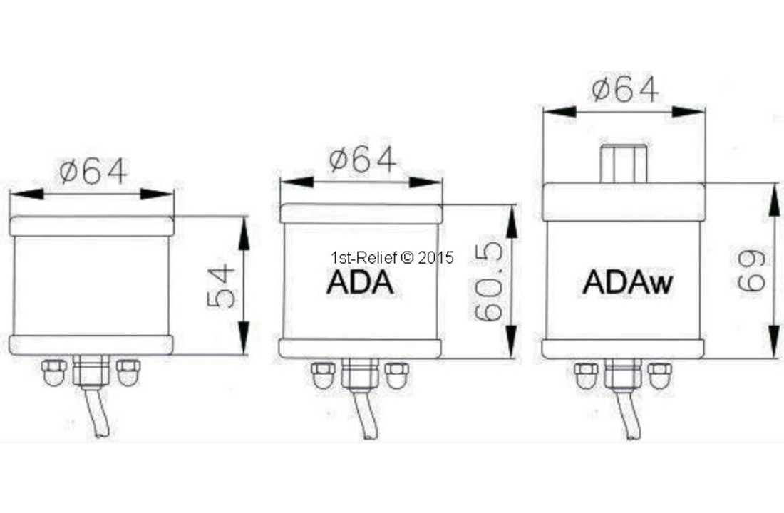 LED Navigatieverlichting / Lantaarn 580 - Signaallicht geel
