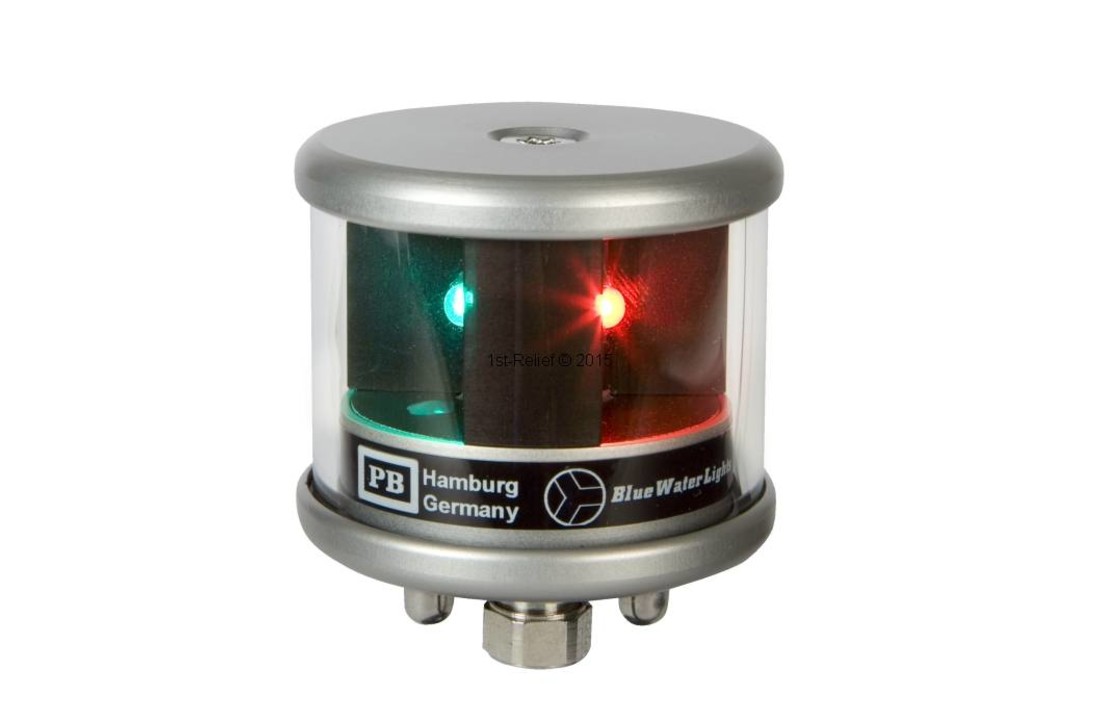 LED Navigatieverlichting / Lantaarn 580 - Tri Color licht rood-wit-groen