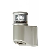 Luz de navegación LED / Linterna 580 - Luz de tope blanca incl. Mastbracket (negro o plateado)