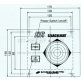 Flush-mounted Control-Panel (2nd Controller) for 1st12HR-1170