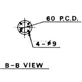 Projecteur halogène de cabine de 19 "(230 VCA / 2000 W)