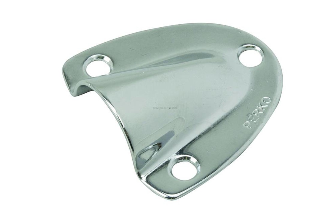 Verchroomd messing clamshell-ventilator - 1 - 5/8 "X 1 - 1/2"