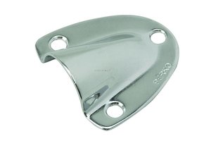 Venntilators a conchiglia in ottone cromato - 2 "x 2"