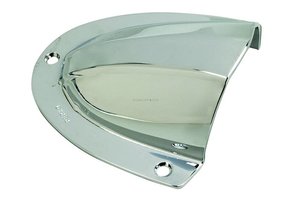 Chrome Plated Brass Clamshell Ventilator - 4" X 3 - 3/4"