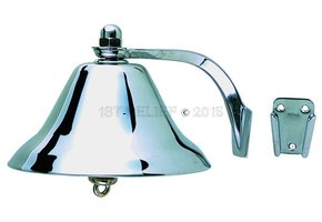 6" Fog Bell - Chrome Plated Brass