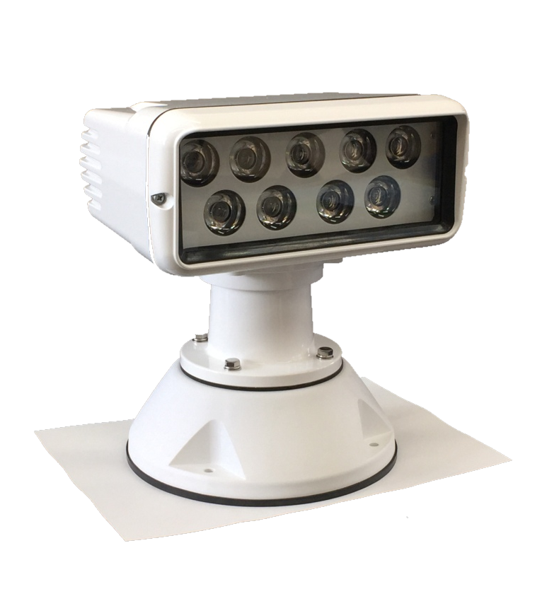 7x3 " Wireless Control LED Cabin Zoeklicht (12 - 24 VDC / 38 W) met lamp, afstandsbediening en kabel