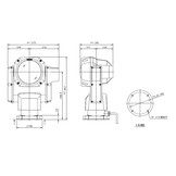 Proyector LED Robo Search de 7 "(24 VDC / 40 W) con lámpara, panel de control CPF195 y cable de 2 m