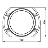 Luz subacuática LED ultradelgada compacta Equator MSR36240