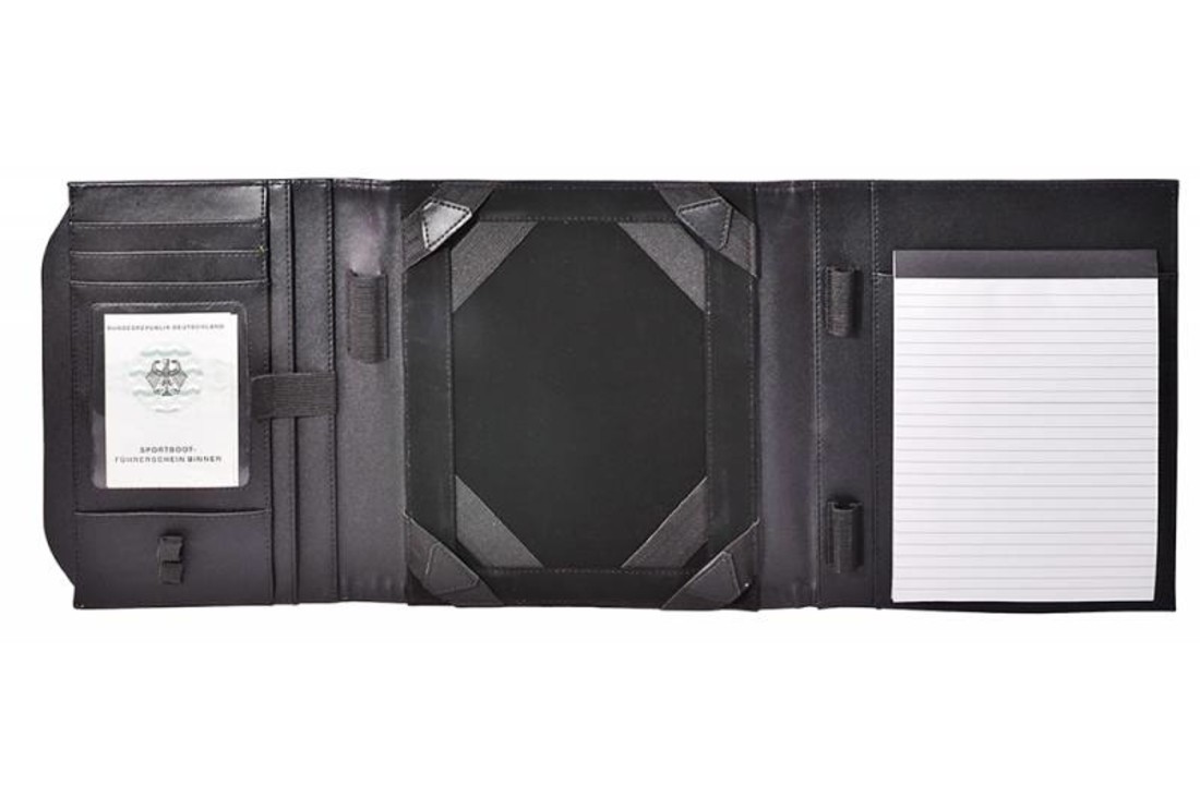Carpeta de navegación Skipper con compartimento para tableta A5 (vacía)