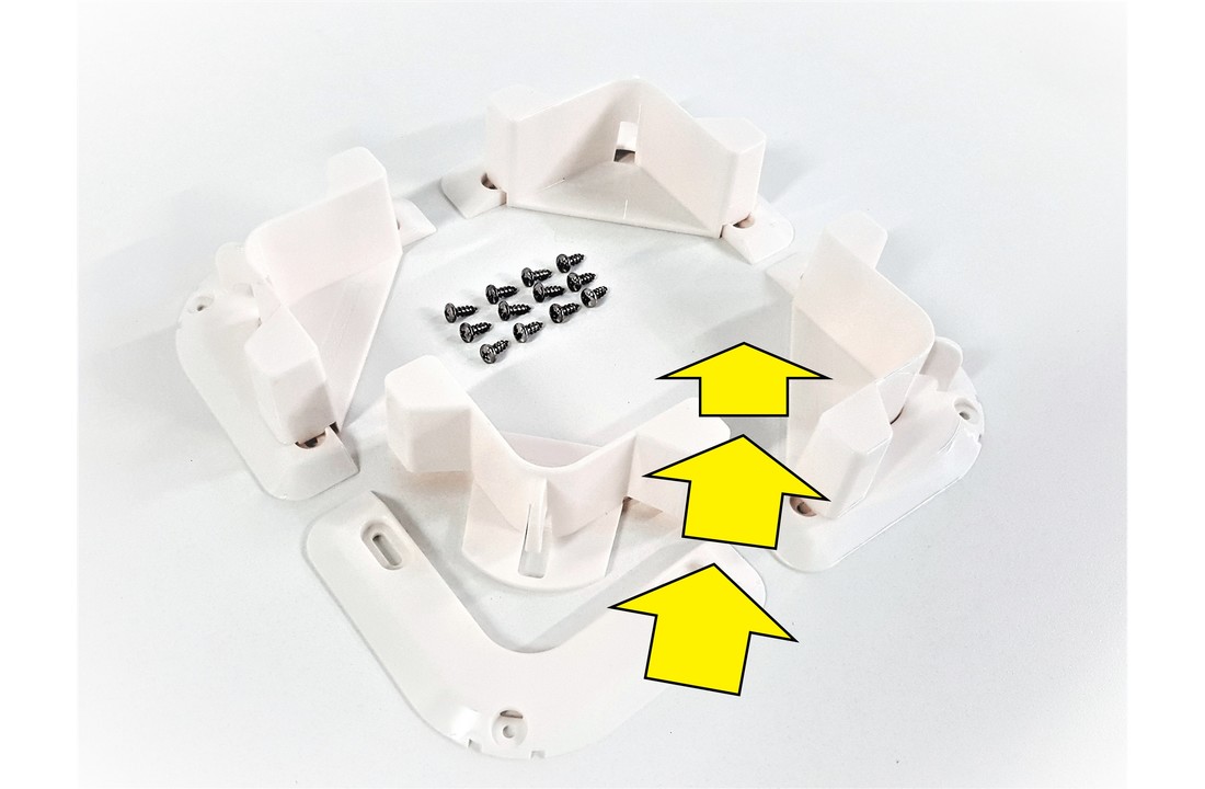 Fissaggio del carico per cella frigorifera o cargo (bianco)
