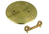 Placa de cubierta normal (3 "- 6") en bronce liso o cromado